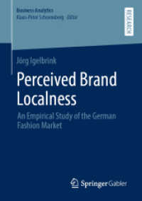 Perceived Brand Localness : An Empirical Study of the German Fashion Market (Business Analytics)