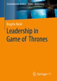 Leadership in Game of Thrones (Serienkulturen: Analyse - Kritik - Bedeutung) （1. Aufl. 2020）
