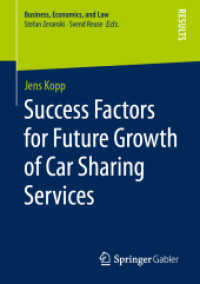 Success Factors for Future Growth of Car Sharing Services (Business, Economics, and Law)