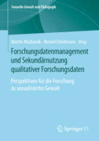 Forschungsdatenmanagement und Sekundärnutzung qualitativer Forschungsdaten : Perspektiven für die Forschung zu sexualisierter Gewalt (Sexuelle Gewalt und Pädagogik)