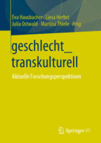 geschlecht_transkulturell : Aktuelle Forschungsperspektiven