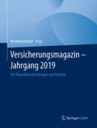 Versicherungsmagazin - Jahrgang 2019 : Für Finanzdienstleistungen und Vertrieb