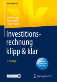 Investitionsrechnung klipp & klar， m. 1 Buch， m. 1 E-Book (WiWi klipp & klar)