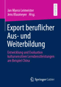 Export beruflicher Aus- und Weiterbildung : Entwicklung und Evaluation kultursensitiver Lerndienstleistungen am Beispiel China