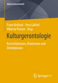 Kulturgerontologie : Konstellationen, Relationen und Distinktionen (Altern & Gesellschaft)