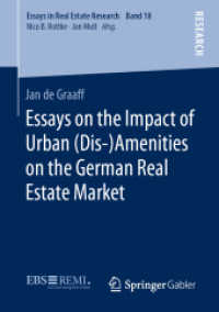 Essays on the Impact of Urban (Dis-)Amenities on the German Real Estate Market (Essays in Real Estate Research)