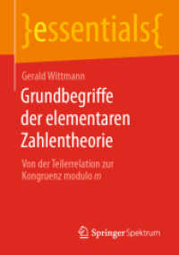 Grundbegriffe der elementaren Zahlentheorie : Von der Teilerrelation zur Kongruenz modulo m (essentials)