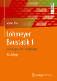 Lohmeyer Baustatik 1 : Grundlagen und Einwirkungen （13TH）