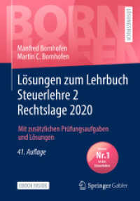 L�sungen Zum Lehrbuch Steuerlehre 2 Rechtslage 2020 : Mit Zus�tzlichen Pr�fungsaufgaben Und L�sungen (Bornhofen Steuerlehre 2 L�) （41TH）