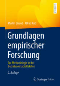 Grundlagen empirischer Forschung : Zur Methodologie in der Betriebswirtschaftslehre