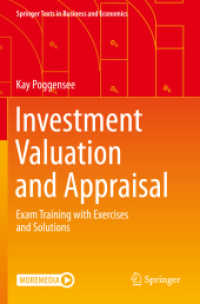 Investment Valuation and Appraisal : Exam Training with Exercises and Solutions (Springer Texts in Business and Economics)