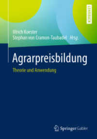 Agrarpreisbildung : Theorie und Anwendung