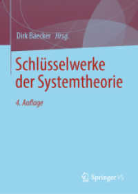 Schlüsselwerke der Systemtheorie （4. Aufl. 2022. xxiii, 619 S. XXIII, 619 S. 53 Abb. 210 mm）