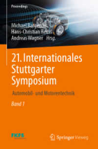 21. Internationales Stuttgarter Symposium : Automobil- und Motorentechnik (Proceedings)