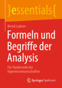 Formeln und Begriffe der Analysis : Für Studierende der Ingenieurwissenschaften (essentials)