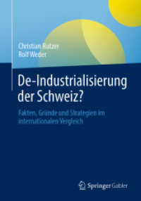 De-Industrialisierung der Schweiz? : Fakten, Gründe und Strategien im internationalen Vergleich