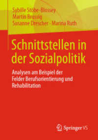 Schnittstellen in der Sozialpolitik : Analysen am Beispiel der Felder Berufsorientierung und Rehabilitation