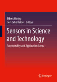 Sensors in Science and Technology : Functionality and Application Areas
