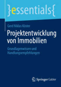 Projektentwicklung von Immobilien : Grundlagenwissen und Handlungsempfehlungen (essentials)