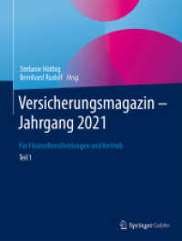Versicherungsmagazin - Jahrgang 2021 -- Teil 1 : Für Finanzdienstleistungen und Vertrieb