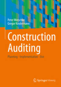 Construction Auditing : Planning - Implementation - Use