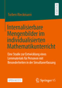 Internalisierbare Mengenbilder im individualisierten Mathematikunterricht : Eine Studie zur Entwicklung eines Lernmaterials für Personen mit Besonderheiten in der Simultanerfassung