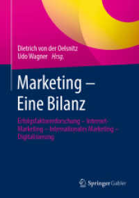 Marketing - Eine Bilanz : Erfolgsfaktorenforschung - Internet-Marketing - Internationales Marketing - Digitalisierung
