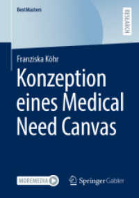 Konzeption eines Medical Need Canvas (Bestmasters)