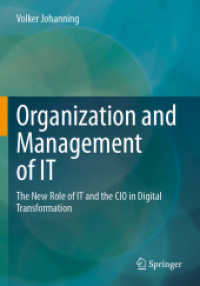 Organization and Management of IT : The New Role of IT and the CIO in Digital Transformation