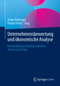 Unternehmensbewertung und ökonomische Analyse : Interdisziplinäre Aspekte zwischen Theorie und Praxis
