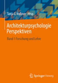 Architekturpsychologie Perspektiven : Band 1 Forschung und Lehre