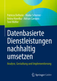 Datenbasierte Dienstleistungen nachhaltig umsetzen : Analyse, Gestaltung und Implementierung