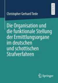 Die Organisation und die funktionale Stellung der Ermittlungsorgane im deutschen und schottischen Strafverfahren