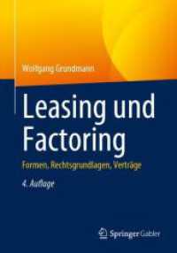 Leasing und Factoring : Formen, Rechtsgrundlagen, Verträge （4TH）