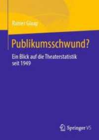 Publikumsschwund? : Ein Blick auf die Theaterstatistik seit 1949