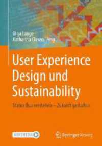 User Experience Design und Sustainability : Status Quo verstehen - Zukunft gestalten （2024）