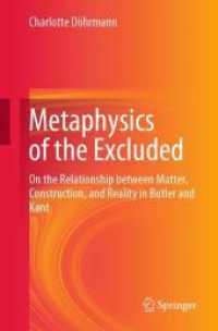 Metaphysics of the Excluded : On the Relationship between Matter, Construction, and Reality in Butler and Kant （2024）