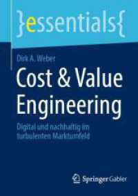 Cost & Value Engineering : Digital und nachhaltig im turbulenten Marktumfeld (essentials) （2024）