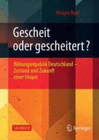 Gescheit oder gescheitert? : Bildungsrepublik Deutschland - Zustand und Zukunft einer Utopie