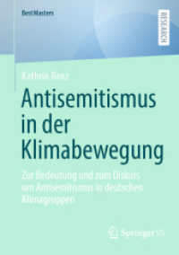 Antisemitismus in der Klimabewegung : Zur Bedeutung und zum Diskurs um Antisemitismus in deutschen Klimagruppen (Bestmasters)