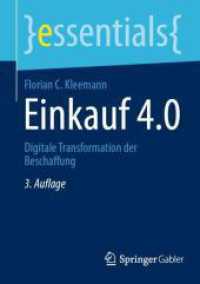 Einkauf 4.0 : Digitale Transformation der Beschaffung (essentials) （3RD）