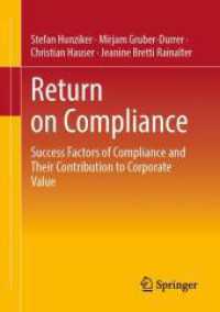Return on Compliance : Success Factors of Compliance and Their Contribution to Corporate Value