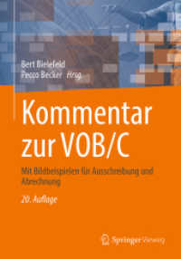 Kommentar zur VOB/C : Mit Bildbeispielen für Ausschreibung und Abrechnung （20. Aufl. 2025. x, 1500 S. X, 1500 S. 237 Abb. 240 mm）
