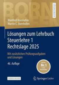 Lösungen zum Lehrbuch Steuerlehre 1 Rechtslage 2025, m. 1 Buch, m. 1 E-Book : Mit zusätzlichen Prüfungsaufgaben und Lösungen (Bornhofen Steuerlehre 1 LÖ) （46. Aufl. 2025. 160 S. Etwa 160 S. Book + eBook. 240 mm）