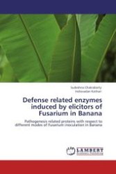 Defense related enzymes induced by elicitors of Fusarium in Banana : Pathogenesis related proteins with respect to different modes of Fusarium inoculation in Banana （Aufl. 2012. 64 S.）