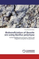 Biobeneficiation of Bauxite ore using Bacillus polymyxa : Surface Modification of Quartz, Calcite and Magnetite using Bacillus polymyxa （Aufl. 2012. 92 S. 220 mm）