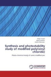 Synthesis and photostability study of modified poly(vinyl chloride) : Photo-chemical study of some modified pvc （Aufl. 2012. 88 S. 220 mm）