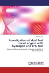 Investigation of dual fuel diesel engine with hydrogen and LPG fuel : Dual Fuel Diesel engine with hydrogen and LPG as Secondary Fuel （Aufl. 2012. 280 S. 220 x 150 mm）