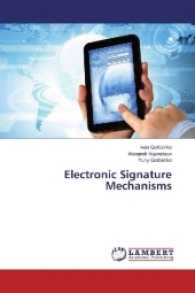 Electronic Signature Mechanisms （2017. 172 S. 220 mm）