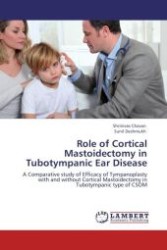 Role of Cortical Mastoidectomy in Tubotympanic Ear Disease : A Comparative study of Efficacy of Tympanoplasty with and without Cortical Mastoidectomy in Tubotympanic type of CSOM （Aufl. 2012. 72 S.）